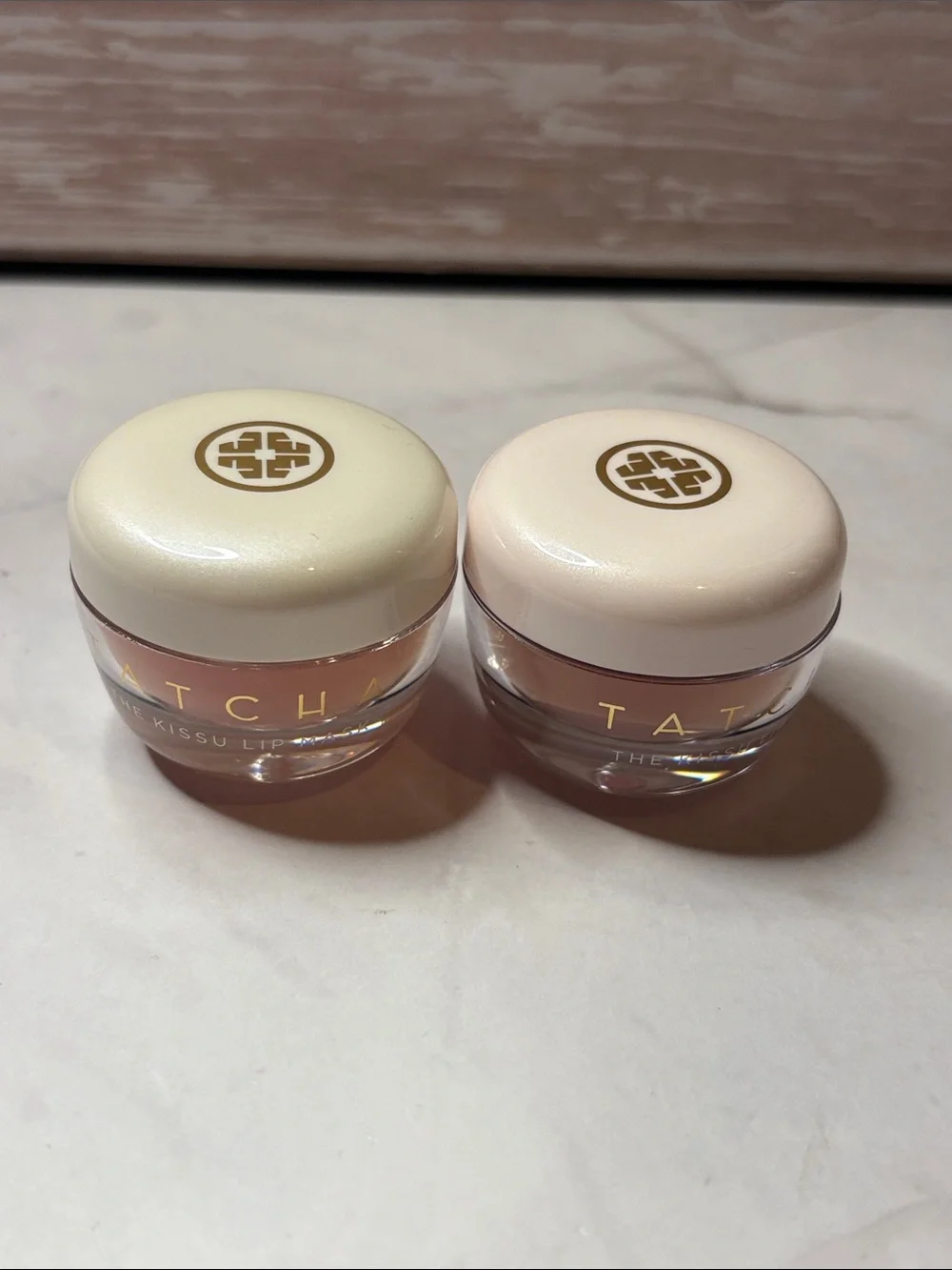 2 TATCHA The Kissu Lip Mask Japanese Peach Lip Jelly .17oz samples